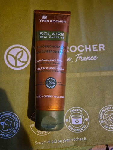 Yves Rocher Latte Autoabbronzante Abbronzatura Sublime Viso E Corpo 100ml