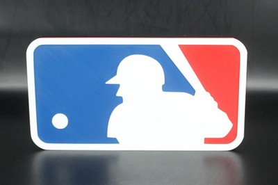 MLB 3D printed Logo Sign Wall Desk Shelf Art