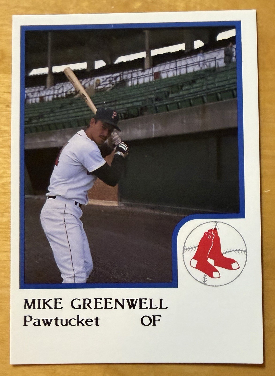 1986 Pro Cards Minor League Mike Greenwell Pawtucket Red Sox NM Rare