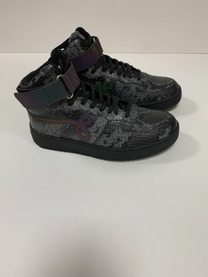 John Geiger GF-01 Black Hightop Sneakers Women s 8.5 Men's 7 Euro 39 NEW Shoe