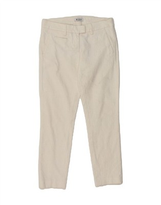 DONDUP Womens Slim Chino Trousers W28 L27 White Cotton DV10