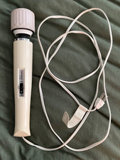 Vintage Hitachi Original HV-250 Magic Wand 2-Speed Vibrating Massager, WHITE