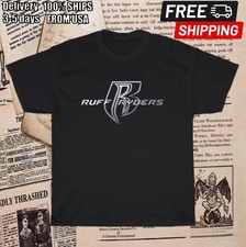 T-shirt uomo Ruff Ryders Record logo nuova divertente taglia dalla S alla 5Xl
