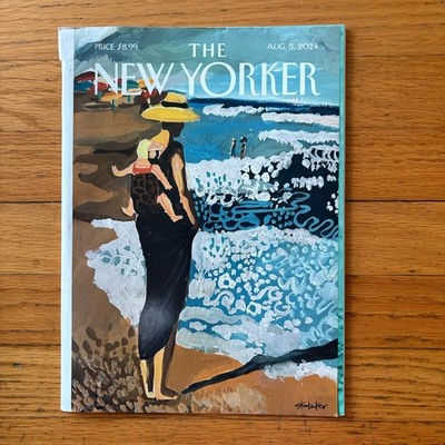 New Yorker Magazine Gayle Kabaker Beach Walk Summer Kamala Harris August 5 2024