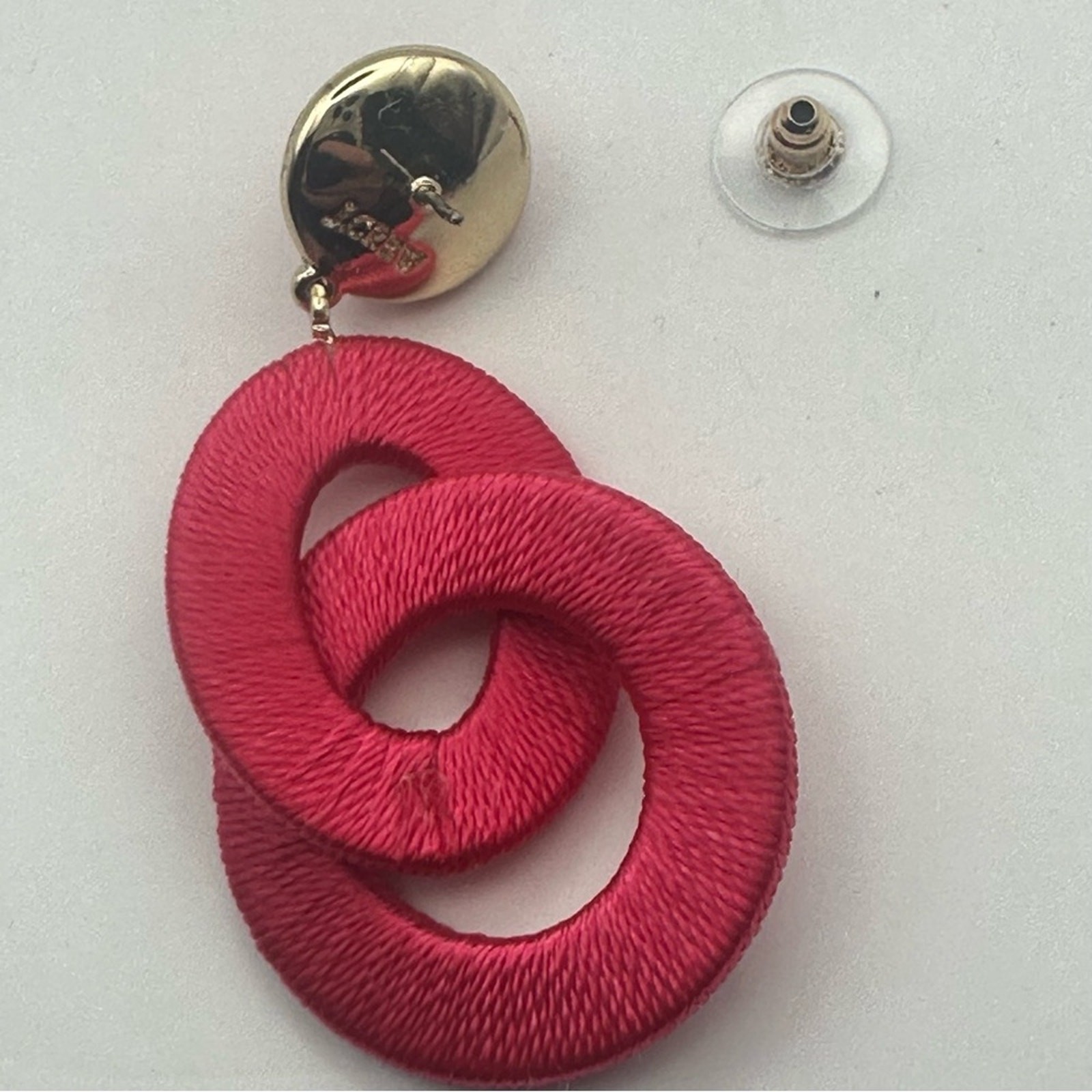 J Crew Interlocking Hoops Earrings Dangle Hoop Ca… - image 8