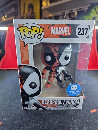 NEW Funko Pop Marvel - Deadpool (Venom Assimilation) #237 - Pop-in-A-Box