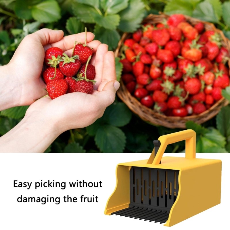 Berries Pickers Scoops Ergonomic Handle Fruit Foraging Collector ...