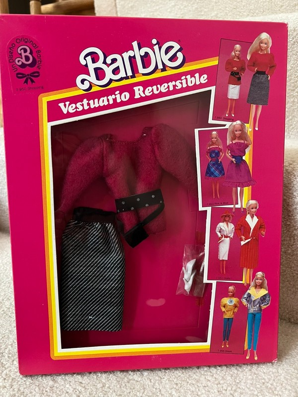 Barbie doll fashion #7950 Shopping - Foreign import from Spain 1985