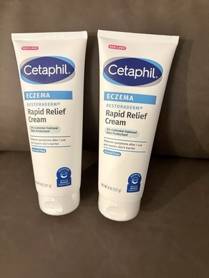 Cetaphil Eczema Restoraderm Flare-Up Rapid Relief 8 fl oz Bundle Of 2.