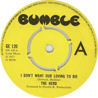 Herd - I Don't Want Our Loving To Die / The Game (7'', Single, RE) (Near Mint (NM