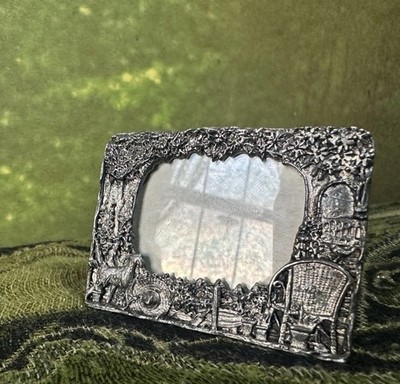 Vintage Silber Szenen Bilderrahmen, 1994, Landhaus Garten Der geheime Garten