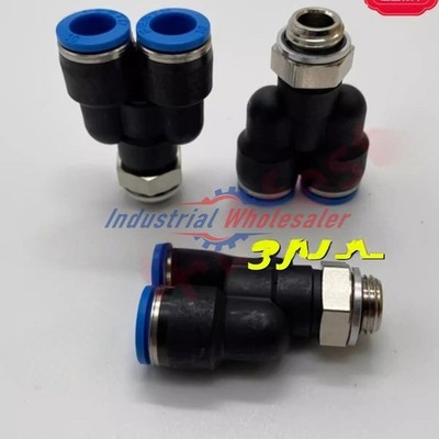 10PC NEW FESTO Y-thread gas pipe connection QSY-1/2-6 Fast delivery