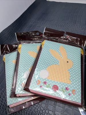 3- Papyrus Easter Banner 3D Embellishment Decorative Bunny Banner