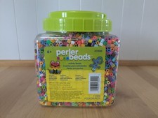Perler Beads 11,000 Pcs Open box, full of beads as pictured, beads only