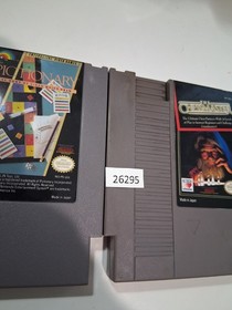 2 retro Nintendo video games NES  26295 wt11  Chessmaster & Pictionary