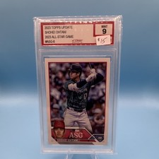 Topps 2023 Update Shohei Ohtani All-Star Game ASG-6 ICONIC Mint 9