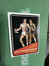 1972 73 Topps #246 ABA Championship  Game 6 Nets / Pacers EX-MT