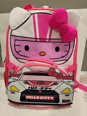 Hello Kitty, Tokyo Speed Racer backpack and Lunch Bag NWT