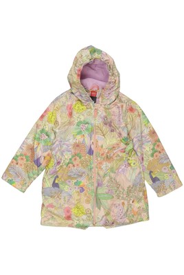 Oilily Jacke Mädchen Mantel Weste Kinderjacke Gr. EU 116 Beige #013pob0