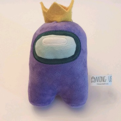 Toikido Among Us Purple Crewmate with Crown Washable Plush Doll