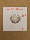 1855 Seated Liberty Half Dime