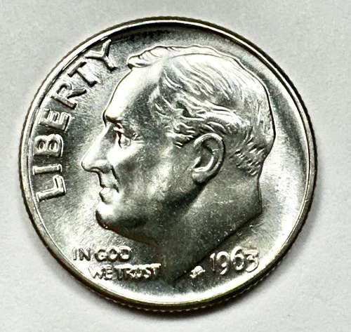 1963 Roosevelt Dime   Choice to Gem Uncirculated