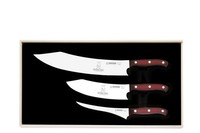 Giesser Messer Premiumcut 3Er Set Bbq Messer 30Cm 20Cm 17Cm Micarta Rockingchef