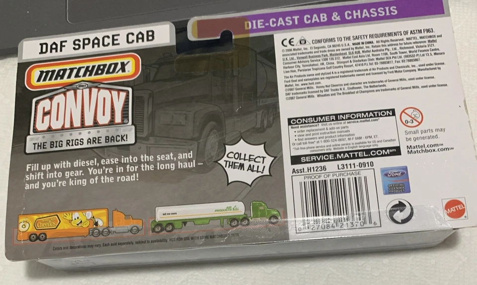 Matchbox Convoy Big Rigs DAF Space Cab "Wheaties" - Image 4 of 4