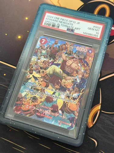 PSA 10 EDWARD NEWGATE 2024 ONE PIECE JPN OP10 ROYAL BLOOD SP ALT ART ST15-002 SR