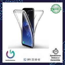 CUSTODIA COVER TPU TRASPARENTE FRONTE/RETRO 360 FULL PER IPHONE 13 