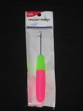 Crochet Needle Latch Hook (Pink and Green) for Micro Braids & Dread Maintenance.