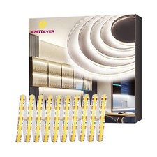 EMITEVER COB LED Strip Lights Neutral White, 4000K Tape Light Premium High De...