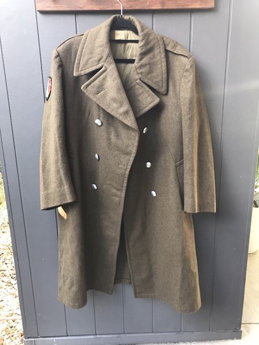 Vintage FRENCH 2nd ARMY CORPS II CA GREAT COAT SMALL/MEDIUM - Picture 4 of 14