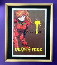 DEATH NYC Hand Signed LARGE Print COA Framed 16x20in Anime Japanese Pop Art %