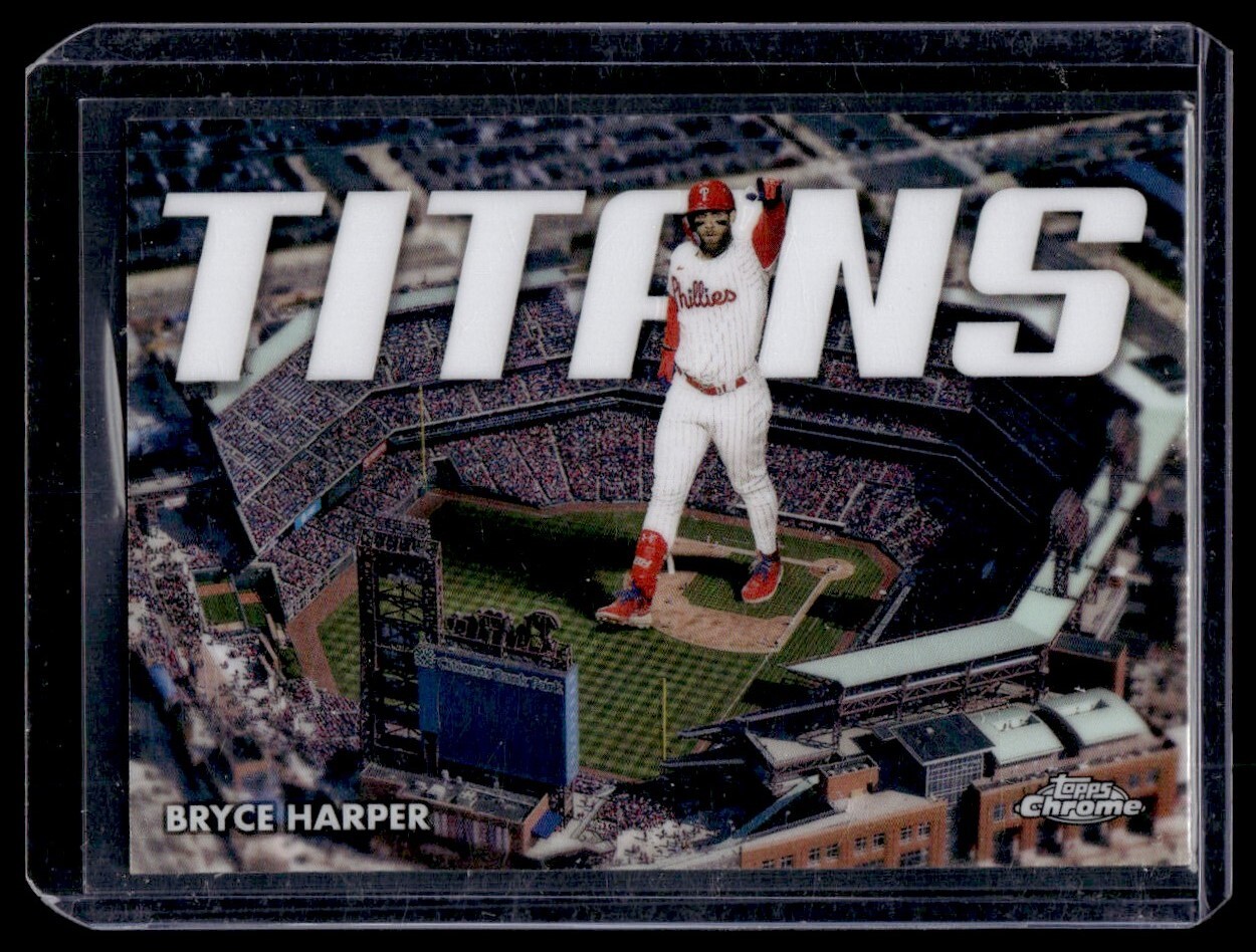 2023 Topps Chrome Titans Bryce Harper Philadelphia Phillies #CT-2