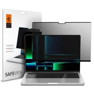 For MacBook Pro 14-inch | Spigen Safe View Privacy Screen Protector - Image 1 of 4
