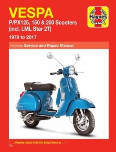 Vespa P/PX125, 150 & 200 Scooters (incl. LML Star 2T) (78-17) (Tascabile)