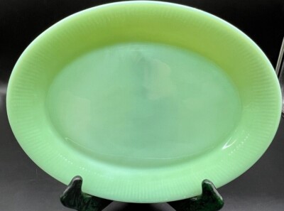 Jadeite Jadite Jane Ray Platter 12 