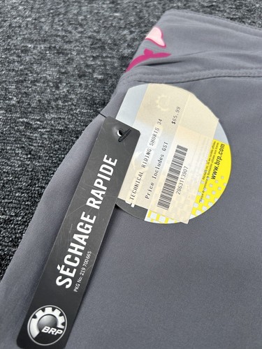 Sea Doo Techincal Riding Shorts Women's Grey Quick Dry Size 34 NWT - Picture 4 of 14