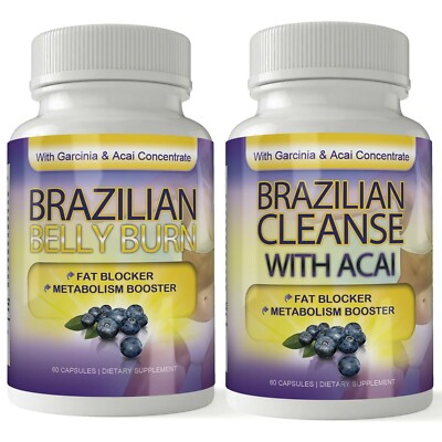 Acai Berry Brazilian Belly Burn Weight Management Support Metabolism Supplement