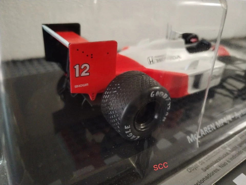 McLAREN MP4/4 F1, AIRTON SENNA (1988), grandes campeones, ALTAYA, DIECAST, 1:24 - Image 4 of 4