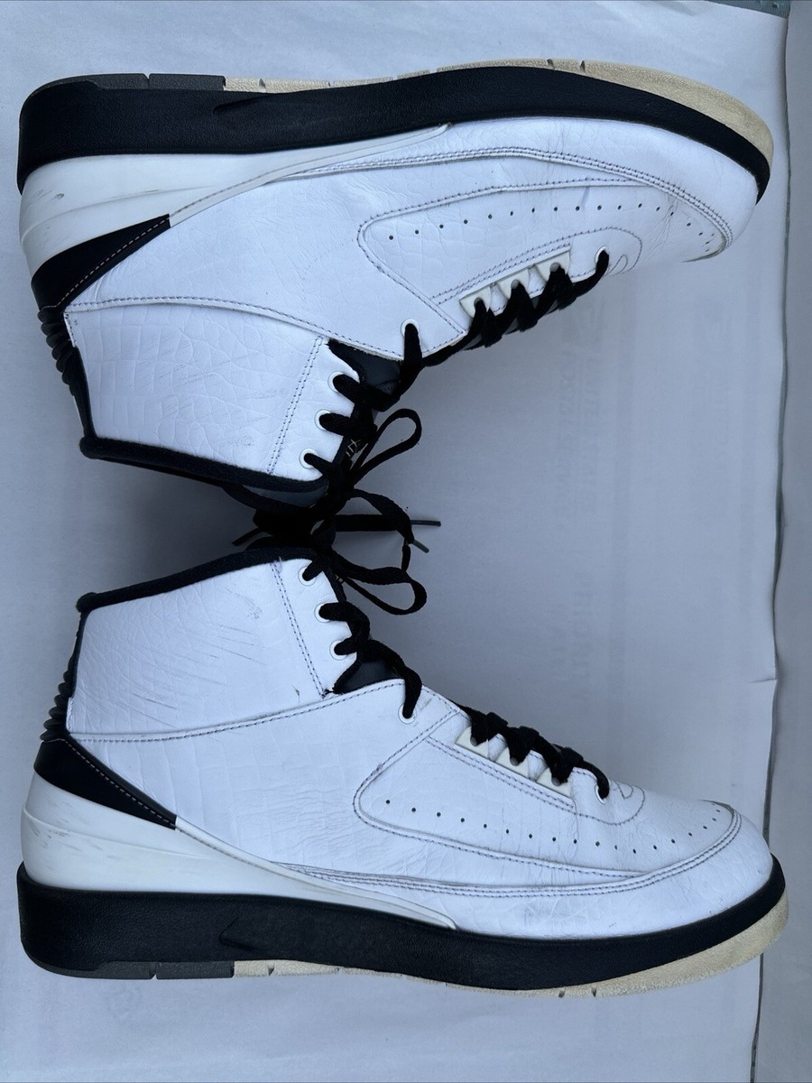 Nike Air Jordan 2 Retro Wing It 834272-103 Men's Size 12.5 White