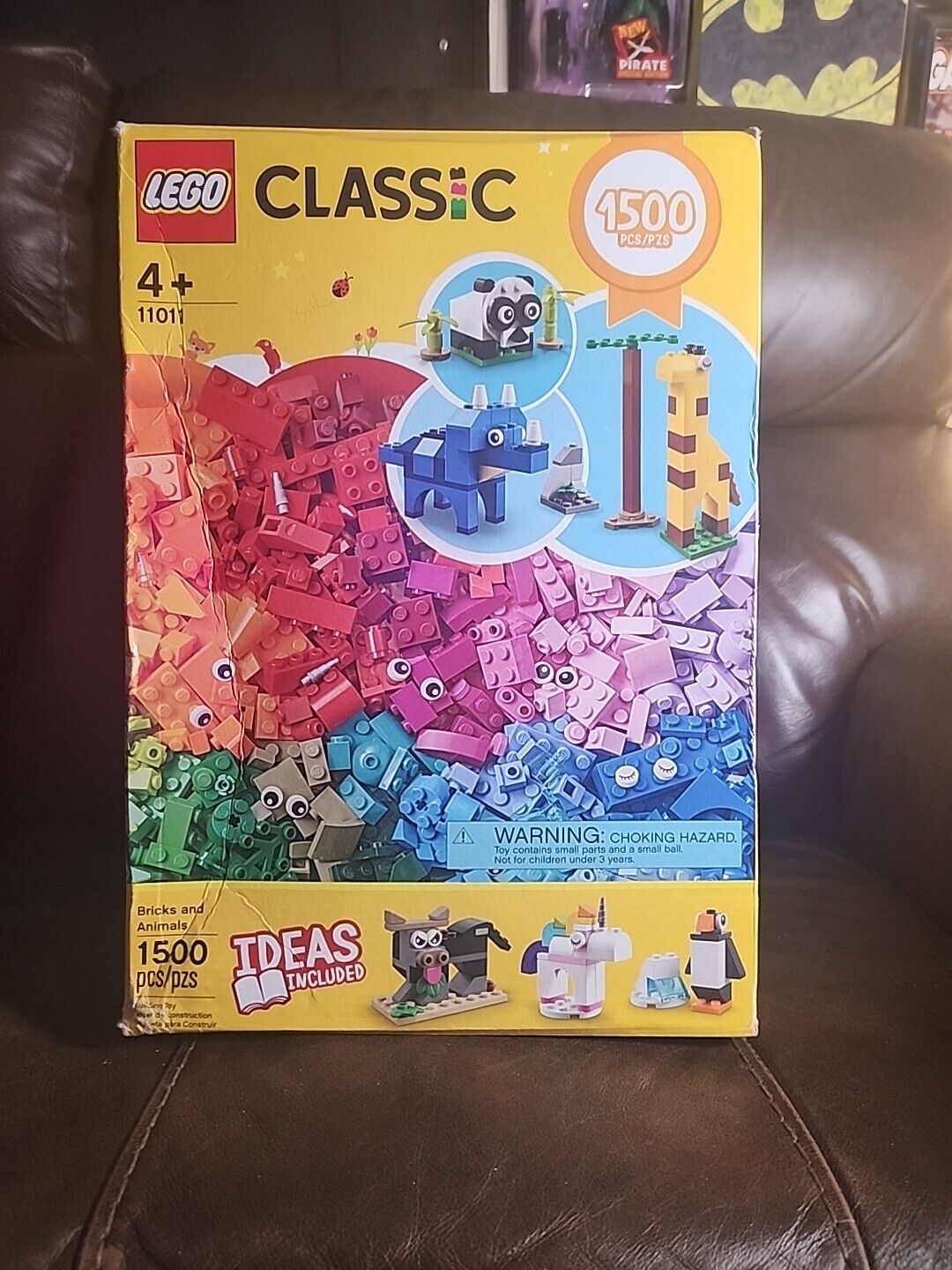 LEGO CLASSIC: Bricks and Animals (11011) 1500 Pcs. Sealed Bags. No Box.