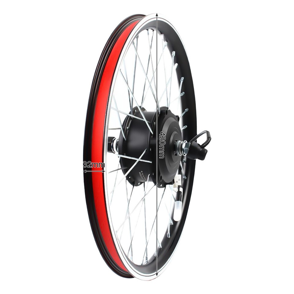 DAOHHFO E-Bike Umbausatz 20 Zoll - 48V 1000W Hinterrad Motor Kit