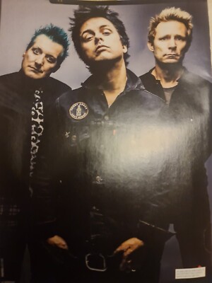 GREEN DAY BILLIE JOE ARMSTRONG  FRANK IERO A4 PAGE POSTER KERRANG  MAGAZINE