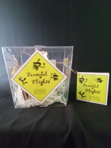 Karen Rossi Silvestri Phantasievolle Flüge SEKRETÄR Zinn Ornament Neu im Karton - Bild 7 von 8