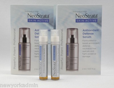 LOT OF 2  NEOSTRATA  SKIN ACTIVE ANTIOXIDANT DEFENSE SERUM - CARDED 