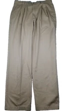 Vtg Dockers Pants Men 36x33 Tan Pleated Baggy Skate Hip Hop Grunge Dad '98* 90s 
