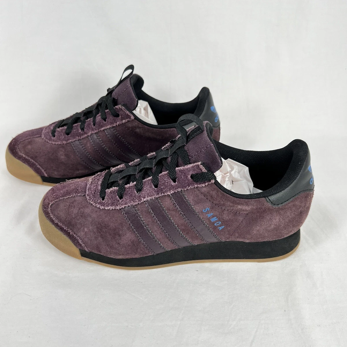 Samoa Purple Burgundy Black Women&#039;s Suede Gum Sole | eBay