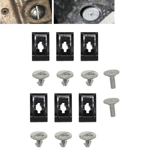 14Pcs Lower Engine Cover Screws Easy Installation Splash Shield Hardware Bolts - Picture 2 of 8